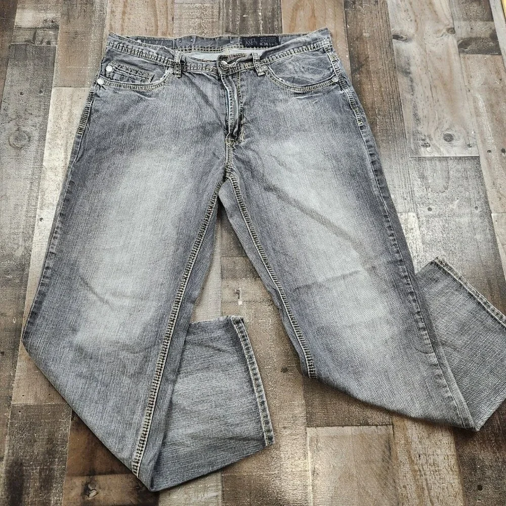Mens TK Axel size 36x30 Relaxed Straight Mid Rise Jeans - Picture 1 of 11
